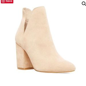 Steve Madden Rookie Booties Taupe Suede